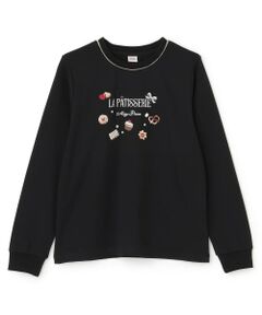 mezzo piano junior / メゾピアノジュニア Tシャツ | 【人気商品再入荷】【直営店で取り扱い無し】チョコレートスイーツ刺しゅう長袖シャツ