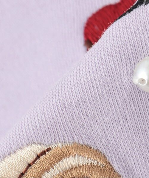 mezzo piano junior / メゾピアノジュニア Tシャツ | 【人気商品再入荷】【直営店で取り扱い無し】チョコレートスイーツ刺しゅう長袖シャツ | 詳細5