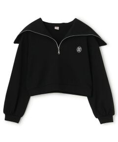 mezzo piano junior / メゾピアノジュニア Tシャツ | 【人気商品再入荷】【直営店で取り扱い無し】ハーフジップセーラー長袖Tシャツ