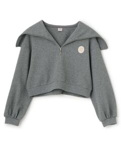 mezzo piano junior / メゾピアノジュニア Tシャツ | 【人気商品再入荷】【直営店で取り扱い無し】ハーフジップセーラー長袖Tシャツ