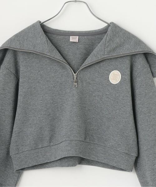 mezzo piano junior / メゾピアノジュニア Tシャツ | 【人気商品再入荷】【直営店で取り扱い無し】ハーフジップセーラー長袖Tシャツ | 詳細2
