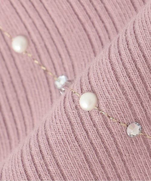 mezzo piano junior / メゾピアノジュニア Tシャツ | 【人気商品再入荷】【直営店で取り扱い無し】リボンネックレス長袖Tシャツ | 詳細5