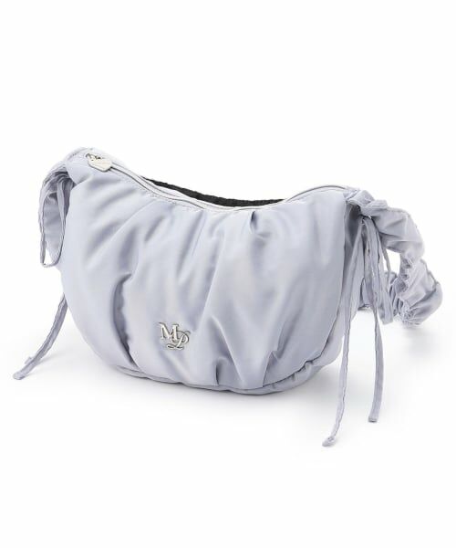 mezzo piano junior / メゾピアノジュニア ショルダーバッグ | 【人気商品再入荷】【直営店で取り扱い無し】くしゅくしゅショルダーBAG（ライト ブルー）