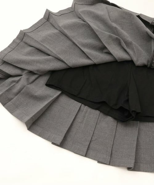 mezzo piano junior / メゾピアノジュニア ショート・ハーフ・半端丈パンツ | 【人気商品再入荷】【直営店で取り扱い無し】ハートバックルプリーツスカパン | 詳細6