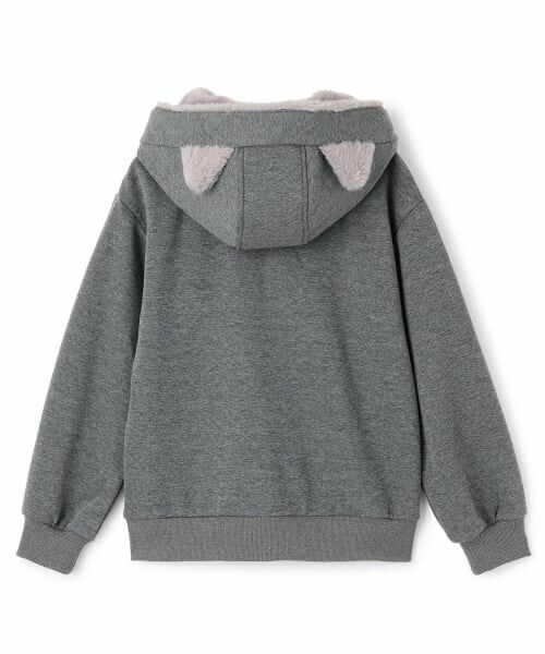 mezzo piano junior / メゾピアノジュニア パーカー | 【人気商品再入荷】【直営店で取り扱い無し】みみつきパーカ | 詳細1