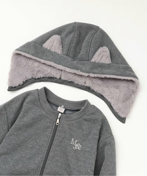 mezzo piano junior / メゾピアノジュニア パーカー | 【人気商品再入荷】【直営店で取り扱い無し】みみつきパーカ | 詳細4
