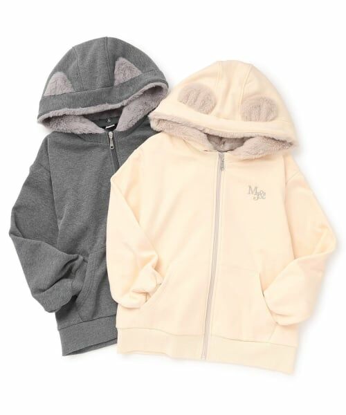 mezzo piano junior / メゾピアノジュニア パーカー | 【人気商品再入荷】【直営店で取り扱い無し】みみつきパーカ | 詳細8