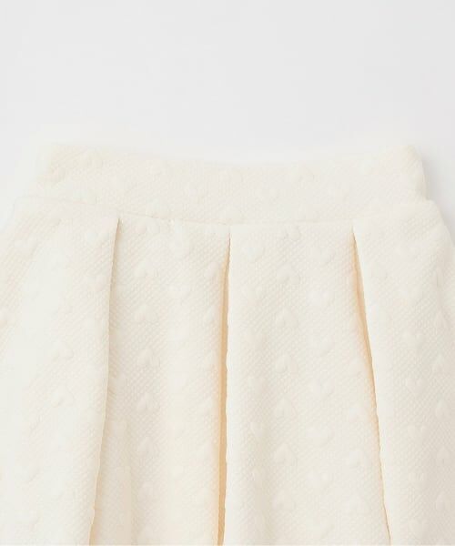 mezzo piano junior / メゾピアノジュニア パーカー | 【人気商品再入荷】【直営店で取り扱い無し】ハートジャカードジップパーカ＆スカパンセットアップ | 詳細7