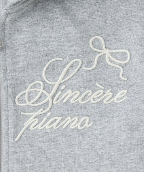 mezzo piano junior / メゾピアノジュニア パーカー | 【人気商品再入荷】【直営店で取り扱い無し】【抗菌・消臭（汗臭）】ショート丈Wジップパーカ | 詳細5