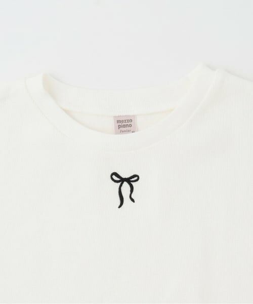 mezzo piano junior / メゾピアノジュニア シャツ・ブラウス | 【人気商品再入荷】【直営店で取り扱い無し】シアーシャツ＆リブTシャツセット | 詳細7