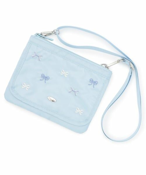 mezzo piano junior / メゾピアノジュニア ショルダーバッグ | 【人気商品再入荷】【直営店で取り扱い無し】デイリーサコッシュ（School対応）（ライト ブルー）