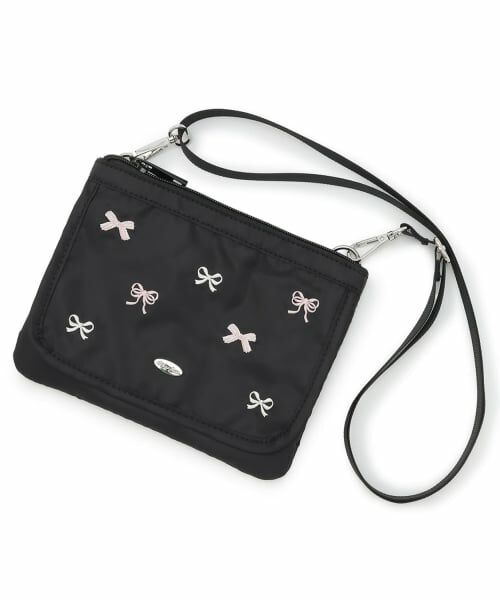 mezzo piano junior / メゾピアノジュニア ショルダーバッグ | 【人気商品再入荷】【直営店で取り扱い無し】デイリーサコッシュ（School対応）（黒）