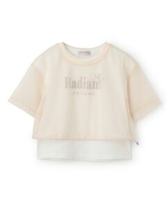 mezzo piano junior / メゾピアノジュニア Tシャツ | 【人気商品再入荷】【直営店で取り扱い無し】メッシュTシャツ＆Tシャツセット