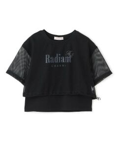 mezzo piano junior / メゾピアノジュニア Tシャツ | 【人気商品再入荷】【直営店で取り扱い無し】メッシュTシャツ＆Tシャツセット