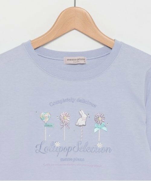 mezzo piano junior / メゾピアノジュニア Tシャツ | 【抗菌・消臭】ポップキャンディー長袖Ｔシャツ | 詳細2