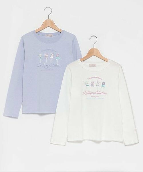 mezzo piano junior / メゾピアノジュニア Tシャツ | 【抗菌・消臭】ポップキャンディー長袖Ｔシャツ | 詳細9