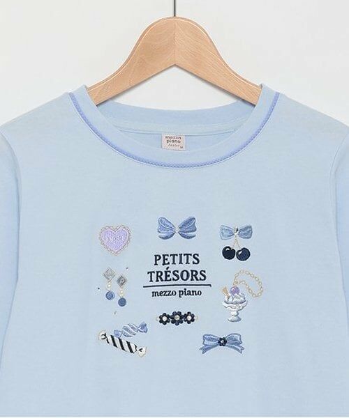 mezzo piano junior / メゾピアノジュニア Tシャツ | 【抗菌・消臭】アクセサリーモチーフ長袖Tシャツ | 詳細2
