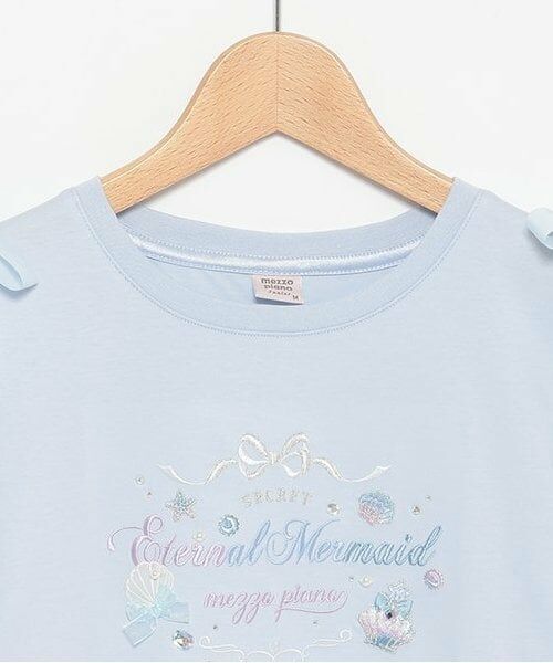mezzo piano junior / メゾピアノジュニア Tシャツ | シェル&ジュエル半袖Tシャツ | 詳細2
