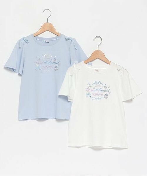 mezzo piano junior / メゾピアノジュニア Tシャツ | シェル&ジュエル半袖Tシャツ | 詳細8