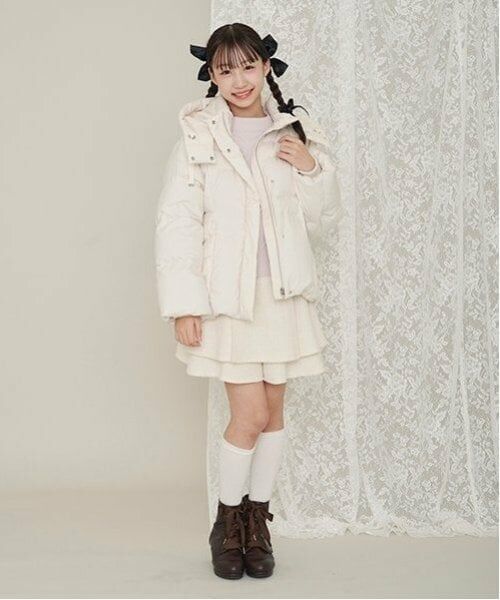 mezzo piano junior / メゾピアノジュニア ショート・ハーフ・半端丈パンツ | ツイードティアードショートパンツ | 詳細23