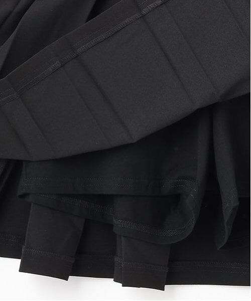 mezzo piano junior / メゾピアノジュニア ショート・ハーフ・半端丈パンツ | ハートバックルベルト ボックスプリーツスカパン | 詳細7