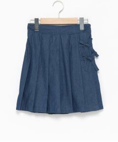 mezzo piano junior / メゾピアノジュニア ショート・ハーフ・半端丈パンツ | ダブルリボンプリーツスカパン