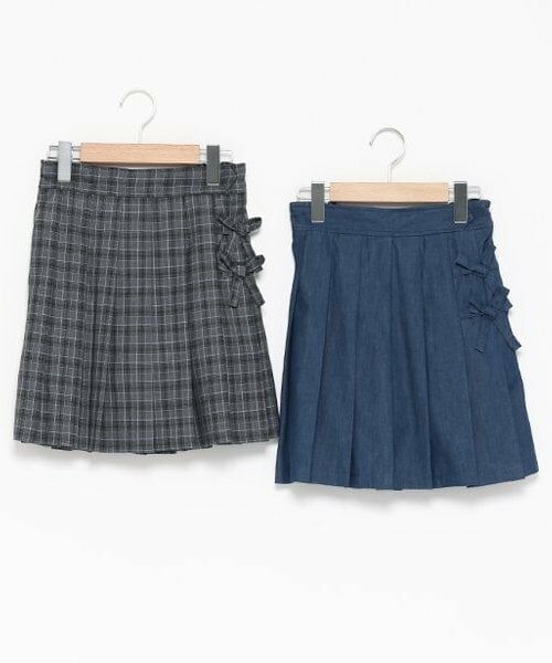 mezzo piano junior / メゾピアノジュニア ショート・ハーフ・半端丈パンツ | ダブルリボンプリーツスカパン | 詳細11