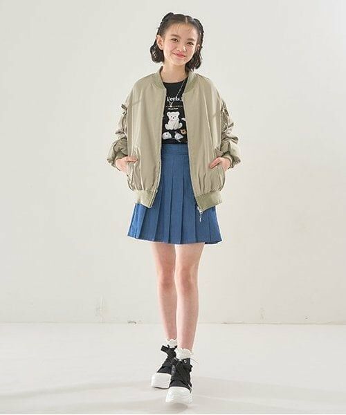 mezzo piano junior / メゾピアノジュニア ショート・ハーフ・半端丈パンツ | ダブルリボンプリーツスカパン | 詳細15