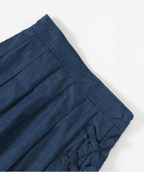 mezzo piano junior / メゾピアノジュニア ショート・ハーフ・半端丈パンツ | ダブルリボンプリーツスカパン | 詳細3