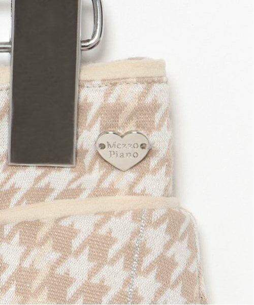 mezzo piano junior / メゾピアノジュニア ショート・ハーフ・半端丈パンツ | 千鳥柄ジャカードスカパン | 詳細12