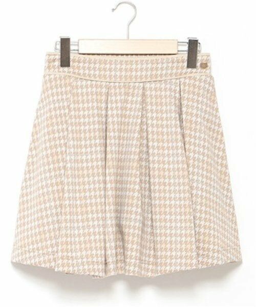 mezzo piano junior / メゾピアノジュニア ショート・ハーフ・半端丈パンツ | 千鳥柄ジャカードスカパン | 詳細8