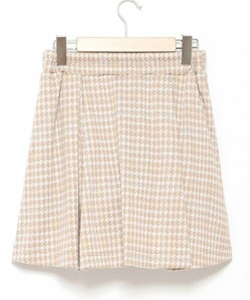 mezzo piano junior / メゾピアノジュニア ショート・ハーフ・半端丈パンツ | 千鳥柄ジャカードスカパン | 詳細9