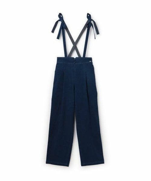 mezzo piano junior / メゾピアノジュニア その他パンツ | リボンつりつきロングパンツ（紺）
