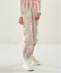 mezzo piano junior / メゾピアノジュニア その他パンツ | 【吸水速乾】サイドリボンパラシュートパンツ