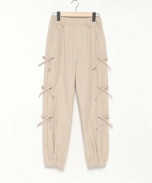 mezzo piano junior / メゾピアノジュニア その他パンツ | 【吸水速乾】サイドリボンパラシュートパンツ | 詳細2