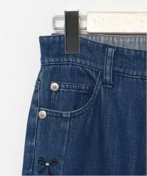 mezzo piano junior / メゾピアノジュニア その他パンツ | アソートデザイン美脚ルーズストレートデニムパンツ | 詳細4