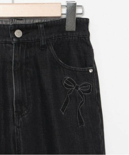 mezzo piano junior / メゾピアノジュニア その他パンツ | アソートデザイン美脚ルーズストレートデニムパンツ | 詳細6