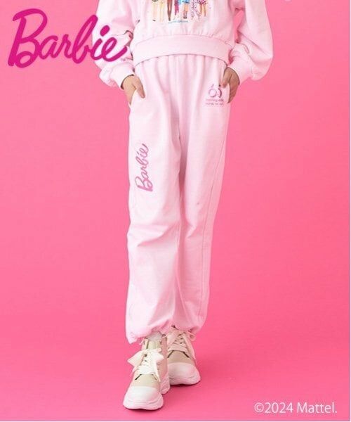 mezzo piano junior / メゾピアノジュニア その他パンツ | Barbie／2WAYスウェットパンツ（ピンク）