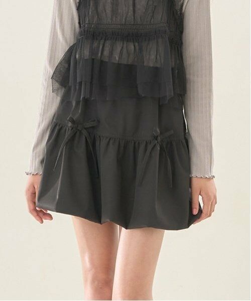 mezzo piano junior / メゾピアノジュニア ミニ・ひざ丈スカート | ぷっくりスカート | 詳細11