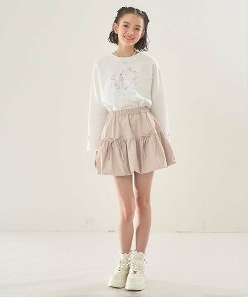 mezzo piano junior / メゾピアノジュニア ミニ・ひざ丈スカート | ぷっくりスカート | 詳細16