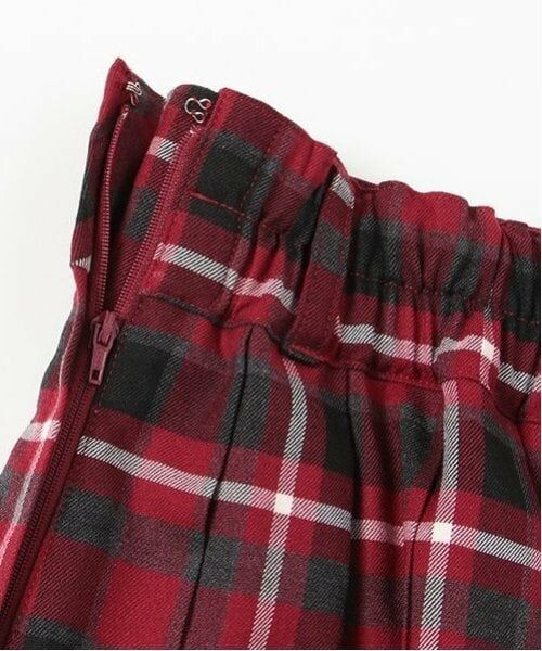 mezzo piano junior / メゾピアノジュニア ミニ・ひざ丈スカート | ハートミニバッグ付き別注チェックプリーツスカート | 詳細3