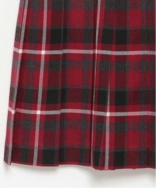 mezzo piano junior / メゾピアノジュニア ミニ・ひざ丈スカート | ハートミニバッグ付き別注チェックプリーツスカート | 詳細8