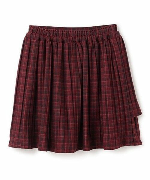 mezzo piano junior / メゾピアノジュニア ミニ・ひざ丈スカート | ランダムプリーツスカート  アソート生地 | 詳細1