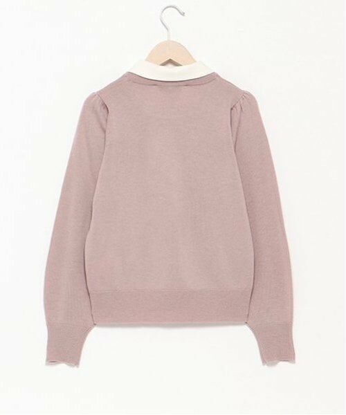 mezzo piano junior / メゾピアノジュニア ニット・セーター | 衿つきリボンニット | 詳細16