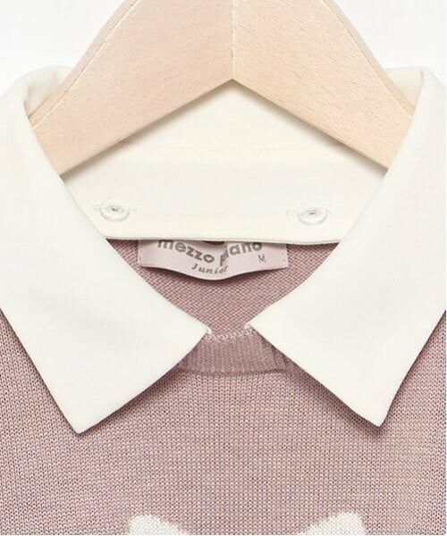 mezzo piano junior / メゾピアノジュニア ニット・セーター | 衿つきリボンニット | 詳細18