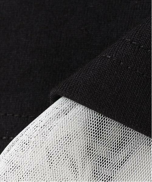 mezzo piano junior / メゾピアノジュニア Tシャツ | 袖チュールレイヤードTシャツ | 詳細11