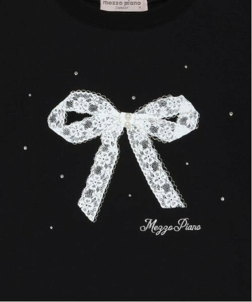 mezzo piano junior / メゾピアノジュニア Tシャツ | 袖チュールレイヤードTシャツ | 詳細5