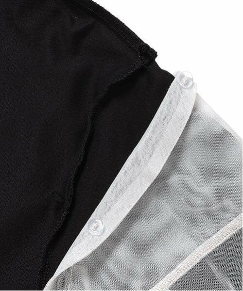 mezzo piano junior / メゾピアノジュニア Tシャツ | 袖チュールレイヤードTシャツ | 詳細8