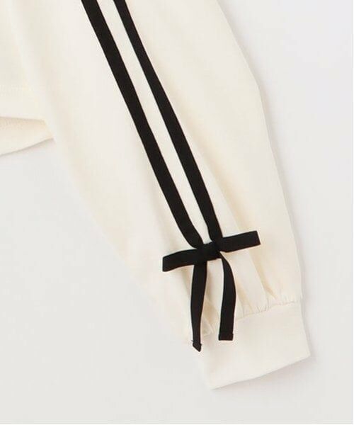 mezzo piano junior / メゾピアノジュニア Tシャツ | サイドライン&リボン長袖Tシャツ　タンクトップセット | 詳細6