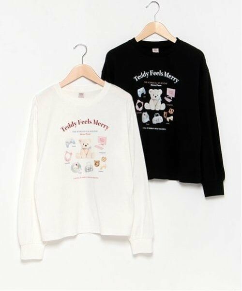 mezzo piano junior / メゾピアノジュニア Tシャツ | 【GOOD PRICE】Teddy Merry長袖Tシャツ | 詳細6